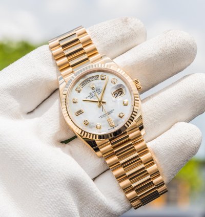 Rolex Day-date 36 Unworn 2023 Day-date 36mm Mother Of Pearl 128238