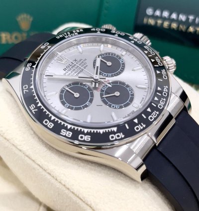 Rolex Daytona 2024 Daytona 126519 Ghost Oysterflex Silver Dial Unworn