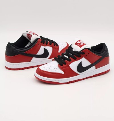 Bq6817-600 Nike Sb Dunk Low Pro J-pack Chicago Varsity Red And White