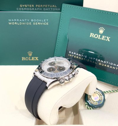 Rolex Daytona 2024 Daytona 126519 Ghost Oysterflex Silver Dial Unworn