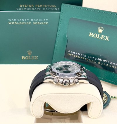 Rolex Daytona 2024 Daytona 126519 Ghost Oysterflex Silver Dial Unworn