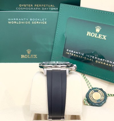 Rolex Daytona 2024 Daytona 126519 Ghost Oysterflex Silver Dial Unworn