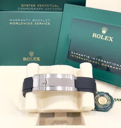 Rolex Daytona 2024 Daytona 126519 Ghost Oysterflex Silver Dial Unworn