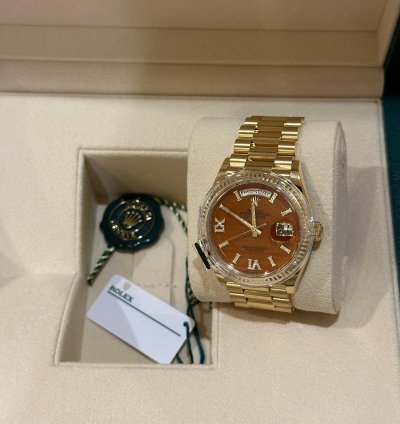 Rolex Day-date 36 Unworn 2024 Day-date 36mm 128238-0088 Carnelian Dial