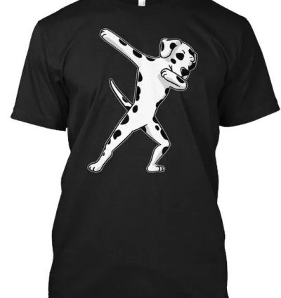 Dabbing Dalmation T T-shirt Made In The Usa Size S To 5xl