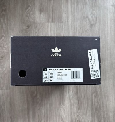 Adidas Wales Bonner Samba Black Pony Tonal