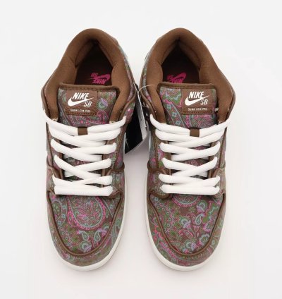 Dh7534-200 Nike Sb Dunk Low Pro Paisley Brown Pink Cacao Summit White