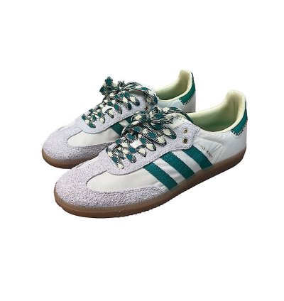 Adidas Wales Bonner Samba Collegiate Cream White Bold Green