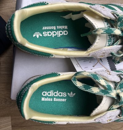 Adidas Wales Bonner Samba Collegiate Cream White Bold Green