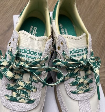 Adidas Wales Bonner Samba Collegiate Cream White Bold Green