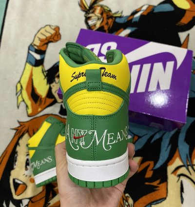 Supreme Nike Sb Dunk High Brazil
