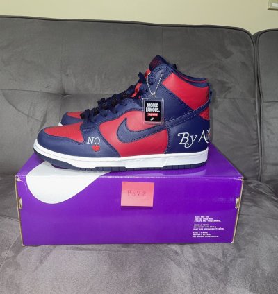 Supreme Nike Sb Dunk High By Any Means