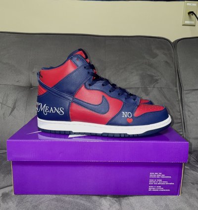 Supreme Nike Sb Dunk High By Any Means