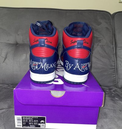 Supreme Nike Sb Dunk High By Any Means