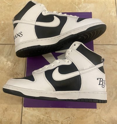Supreme Nike Sb Dunk High By Any Means Black