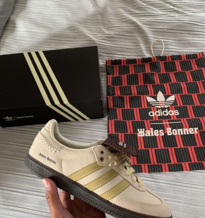 Adidas Wales Bonner Samba Ecru Tint Yellow