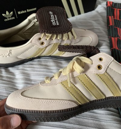 Adidas Wales Bonner Samba Ecru Tint Yellow