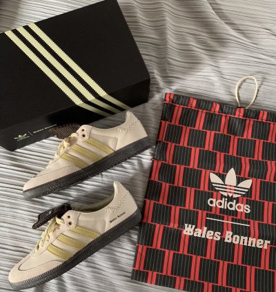 Adidas Wales Bonner Samba Ecru Tint Yellow