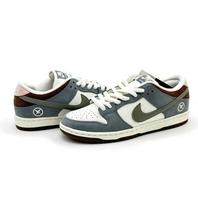 Fq1180-001 Yuto Horigome × Nike Sb Dunk Low Pro Qs Wolf Iron Grey Sail