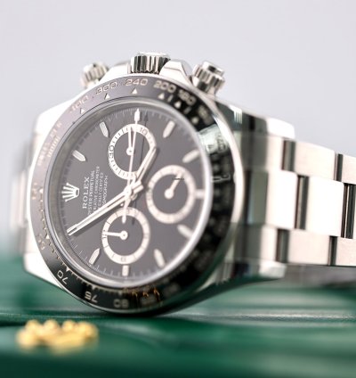 Rolex Daytona 2024 Daytona Stainless Steel New Reference Black Dial 126500ln
