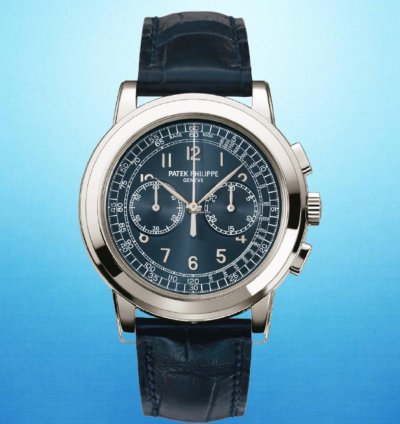 Patek Philippe Chronograph 5070p-001 Blue Chronograph