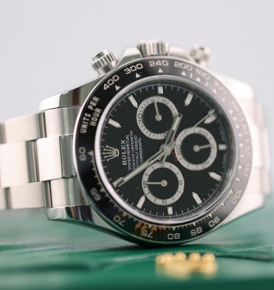Rolex Daytona 2024 Daytona Stainless Steel New Reference Black Dial 126500ln