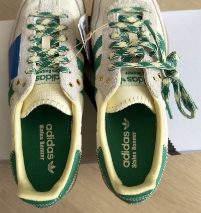 Adidas Wales Bonner Samba Green Cream Sneakers