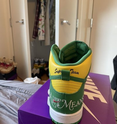 Supreme Nike Sb Dunk High By Any Means Brazil