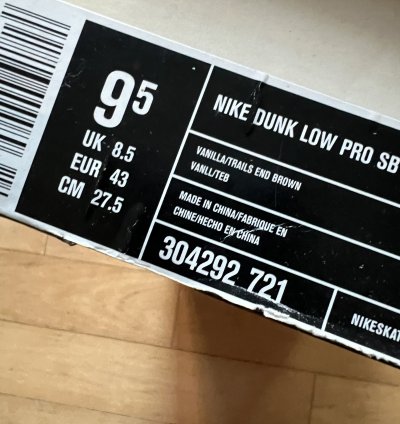 Og Nike Sb Dunk Low Pro Shanghai 2 Us9 5