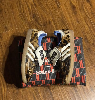 Adidas Wales Bonner Samba Leopard Pony