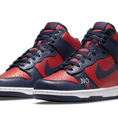 Supreme Nike Sb Dunk High By Any Means Nayy