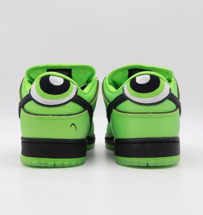 Fz8319-300 The Powerpuff Girls Nike Sb Dunk Low Pro Qs Buttercup