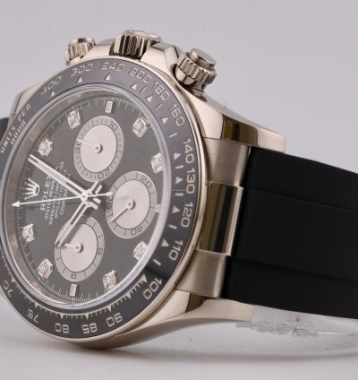 Rolex Daytona 2024 Daytona White Gold Black Diamond Dial 126519ln