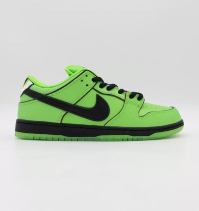 Fz8319-300 The Powerpuff Girls Nike Sb Dunk Low Pro Qs Buttercup