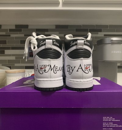 Supreme Nike Sb Dunk High By Any Means Necessary