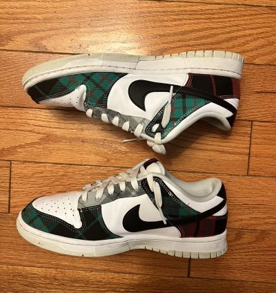 Premium Nike Dunk Low Plaid Tartin Sb