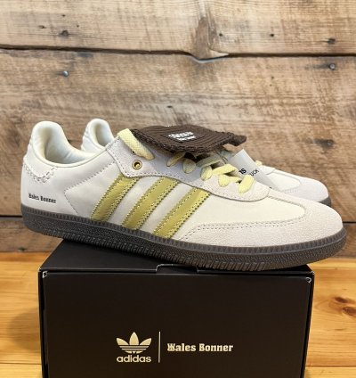 Adidas Wales Bonner Samba Nubuck Ecrtin Brown Cream Yellow