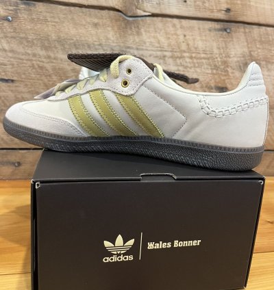Adidas Wales Bonner Samba Nubuck Ecrtin Brown Cream Yellow
