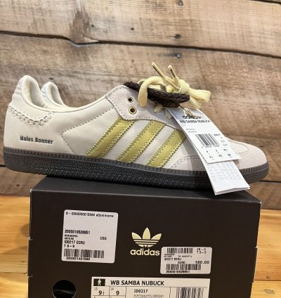 Adidas Wales Bonner Samba Nubuck Ecrtin Brown Cream Yellow