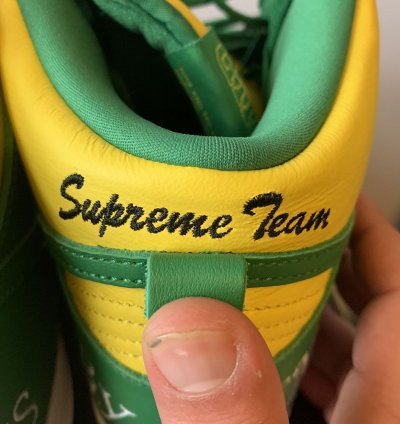 Supreme Nike Sb Dunk High By Any Means Necessary Brazil