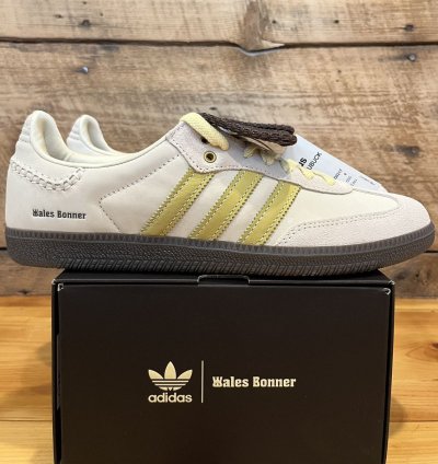 Adidas Wales Bonner Samba Nubuck Ecrtin Brown Cream Yellow