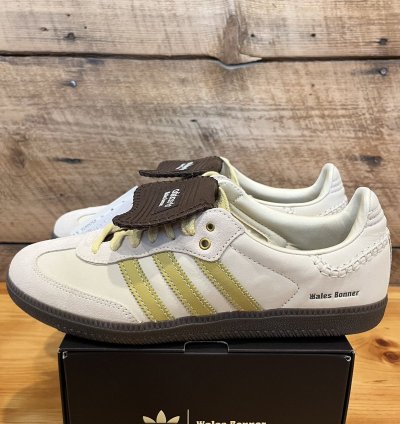 Adidas Wales Bonner Samba Nubuck Ecrtin Brown Cream Yellow