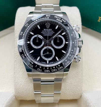 Rolex Daytona 2024 New Daytona 126500ln Stainless Steel Cosmograph 40mm Black Ceramic Bezel