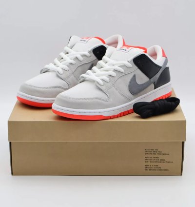 Cd2563-004 Nike Sb Dunk Low Infrared Orange Label