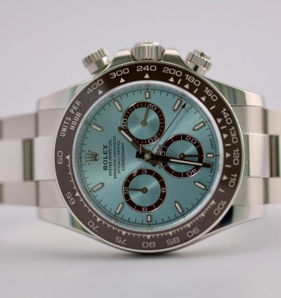Rolex Daytona 2024 New Reference Rolex Daytona Platinum Ice Blue Dial 126506 Unworn