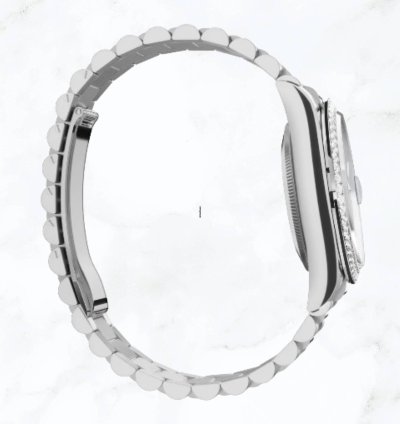 Rolex Day-date 36 White Gold Mother Of Pearl Baguette Dial 128349rbr new Unworn