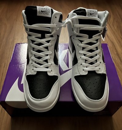Supreme Nike Sb Dunk High By Any Means Size 10 5