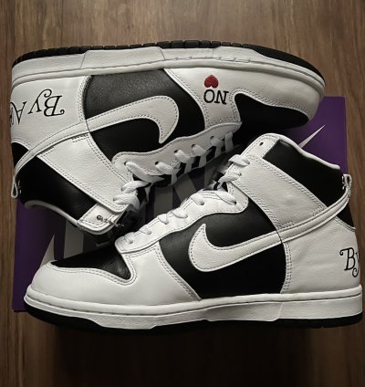 Supreme Nike Sb Dunk High By Any Means Size 10 5