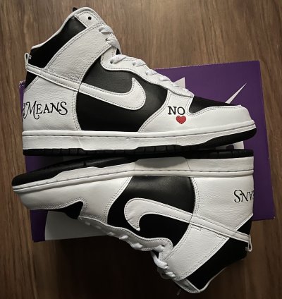 Supreme Nike Sb Dunk High By Any Means Size 10 5