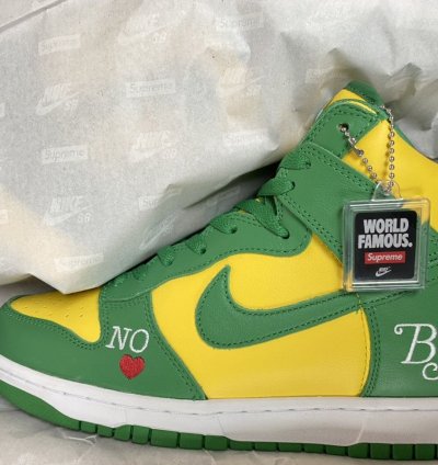 Supreme Nike Sb Dunk High By Any Means Size 9